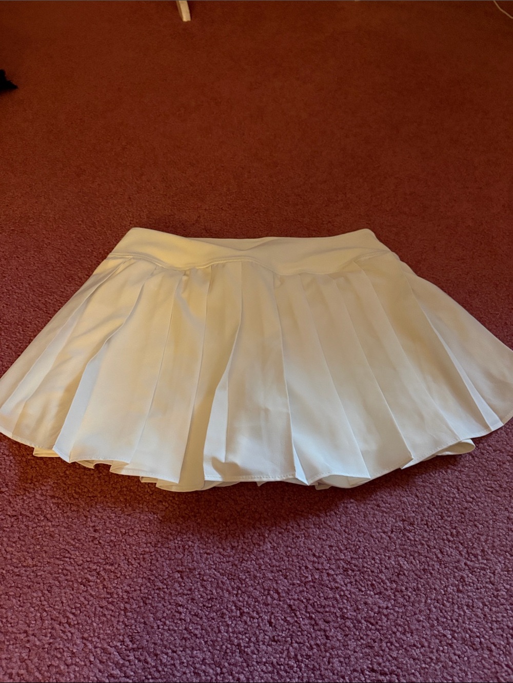 Old Navy White Pleated Tennis Skirt